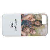 Coques Case-Mate iPhone simple minimum ajouter votre texte photo noël Ca (Dos (Horizontal))