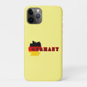 Coques Case-Mate iPhone Simple Moderne Germanie Allemagne Lettre d'art Sou (Dos)