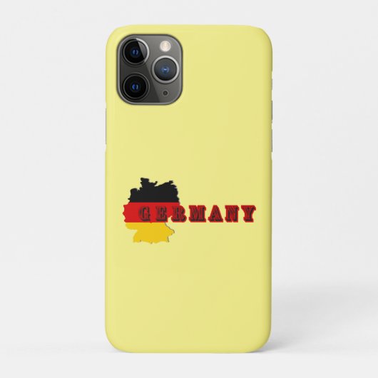 Coques Case-Mate iPhone Simple Moderne Germanie Allemagne Lettre d'art Sou (Dos)