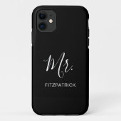 Coques Case-Mate iPhone Simple moderne M. Groom Newlysée Élégant (Dos)