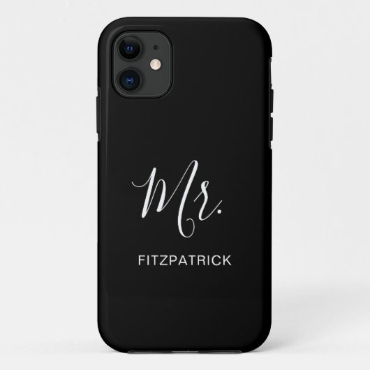 Coques Case-Mate iPhone Simple moderne M. Groom Newlysée Élégant (Dos)