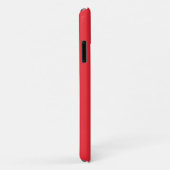 Coques Case-Mate iPhone Simple moderne Minimal rouge vif (Dos/Droite)