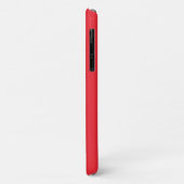 Coques Case-Mate iPhone Simple moderne Minimal rouge vif (Dos/Gauche)