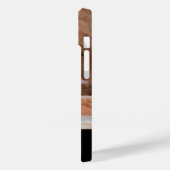 Coques Case-Mate iPhone Simple moderne Monogramme Photo Nom personnalisé (Verso / Gauche)