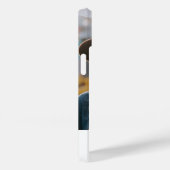 Coques Case-Mate iPhone Simple moderne Monogramme Photo Nom personnalisé (Verso / Droite)