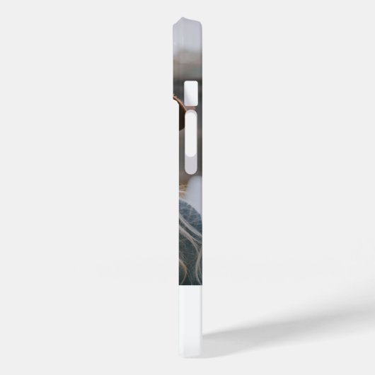 Coques Case-Mate iPhone Simple moderne Monogramme Photo Nom personnalisé (Verso / Gauche)