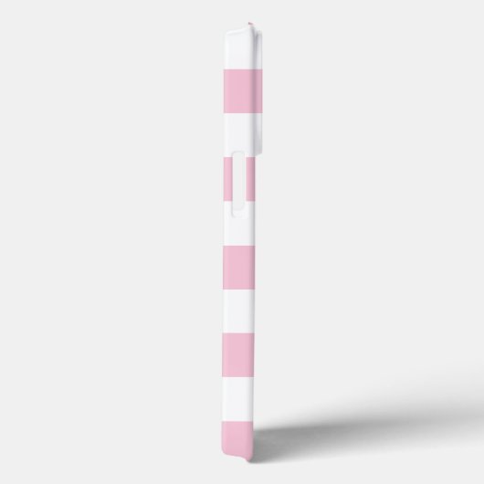 Coques Case-Mate iPhone Simple moderne tendance Monogramme rose raype (Verso / Droite)