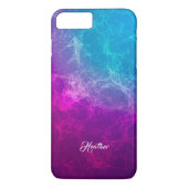 Coques Case-Mate iPhone Simple moderne violet et Arrière - plan polygonal  (Dos)