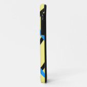 Coques Case-Mate iPhone Simple monogramme ajouter votre nom lettre man min (Dos/Gauche)