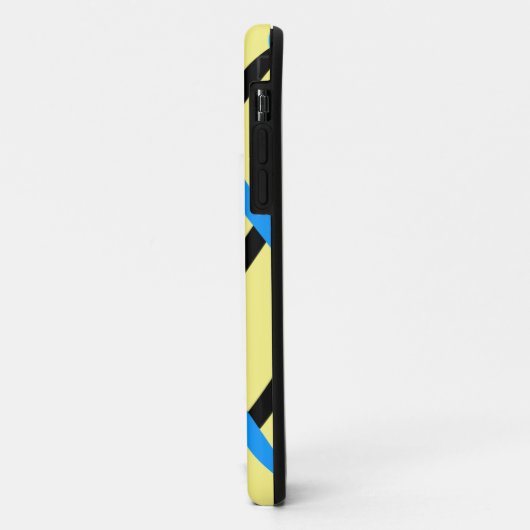 Coques Case-Mate iPhone Simple monogramme ajouter votre nom lettre man min (Dos/Gauche)