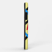 Coques Case-Mate iPhone Simple monogramme ajouter votre nom lettre man min (Dos/Droite)