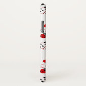 Coques Case-Mate iPhone Simple Motif Ladybug rouge, noir et blanc (Dos/Droite)