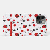 Coques Case-Mate iPhone Simple Motif Ladybug rouge, noir et blanc (Dos (Horizontal))