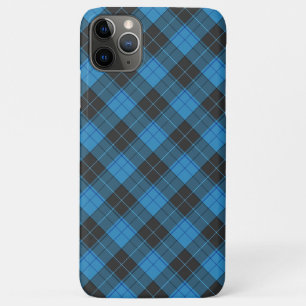Case-Mate iPhone Case Simple motif tartan en diagonale bleu foncé Non co