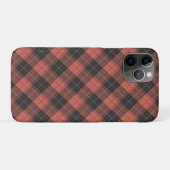 Coques Case-Mate iPhone Simple motif tartan en rouge (Dos (Horizontal))