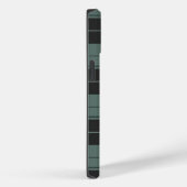 Coques Case-Mate iPhone Simple motif tartan en turquoise (Verso / Droite)