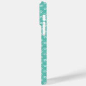 Coques Case-Mate iPhone Simple motif vert moderne féminin nom élégant (Verso / Gauche)