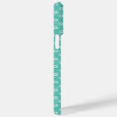 Coques Case-Mate iPhone Simple motif vert moderne féminin nom élégant (Verso / Droite)