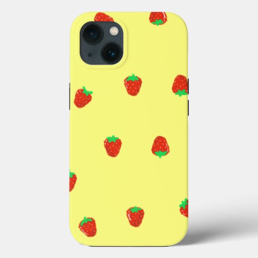 Coques Case-Mate iPhone Simple mûre motif de fraise (Verso)