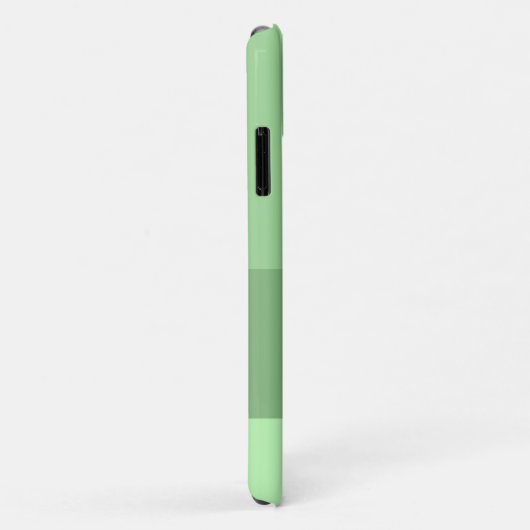 Coques Case-Mate iPhone Simple One Photo Moderne Design Carré Sage Vert (Dos/Droite)