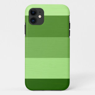 Coques Pour iPhone Simple pâlissez - les rayures vertes