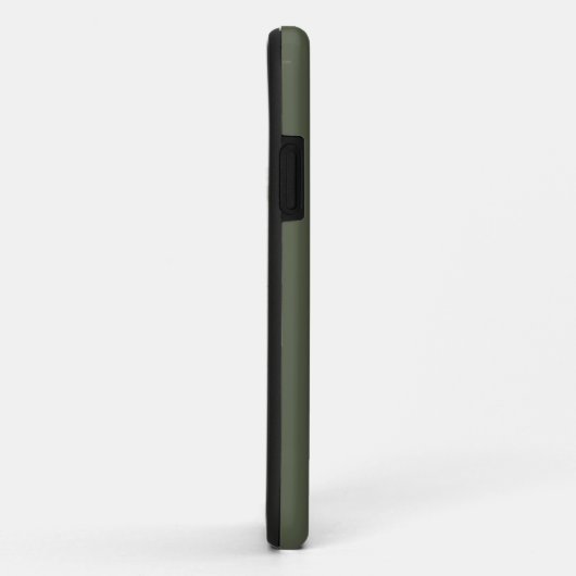 Coques Case-Mate iPhone Simple Personnalisé Vert Jouet (Dos/Droite)