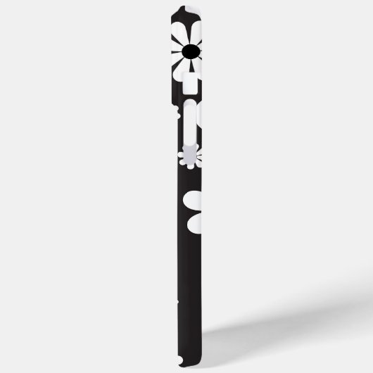 Coques Case-Mate iPhone Simple retro Boho noir et blanc (Verso / Gauche)