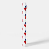 Coques Case-Mate iPhone simple rouge bleu volleyballs motif monogrammé (Verso / Droite)