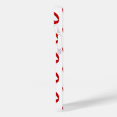 Coques Case-Mate iPhone simple rouge bleu volleyballs motif monogrammé (Verso / Gauche)