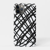 Coques Case-Mate iPhone Simple Scribble | Noir | (Dos)