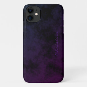 Case-Mate iPhone Case Simple Signature Marbré Bleu Violet Ombré
