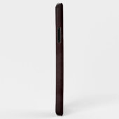 Coques Case-Mate iPhone Simple Signature Marbré Brun Bordeaux (Dos/Droite)
