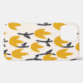 Coques Case-Mate iPhone Simple tulipe fleur transparente motif (Verso (horizontal))
