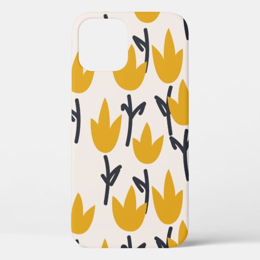 Coques Case-Mate iPhone Simple tulipe fleur transparente motif (Verso)