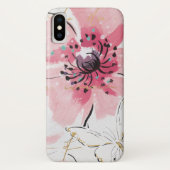 Coques Case-Mate iPhone Simplement aquarelle du rose | florale (Dos)