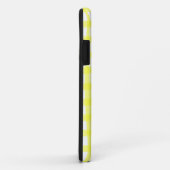 Coques Case-Mate iPhone Simplement Moderne Conception de Treillis Jaune (Dos/Droite)