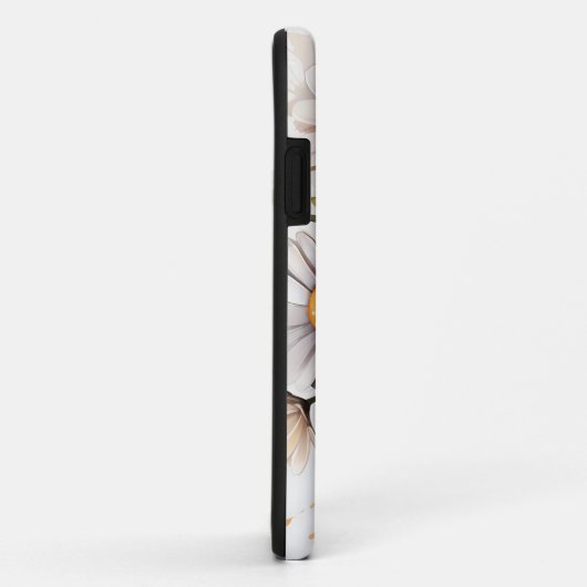 Coques Case-Mate iPhone Simples marguerites élégantes (Dos/Droite)