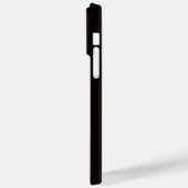 Coques Case-Mate iPhone Simples rayures Brown noires et foncées (Verso / Gauche)
