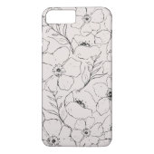 Coques Case-Mate iPhone Simplicité florale - Neutre (Dos)