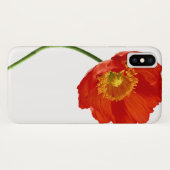 Coques Case-Mate iPhone Simplicité rouge de pavot (Dos (Horizontal))