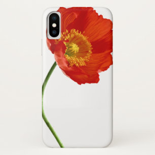 Coques Pour iPhone Simplicité rouge de pavot