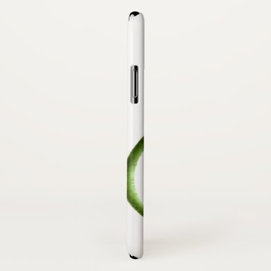 Coques Case-Mate iPhone Simplicité rouge de pavot (Dos/Droite)