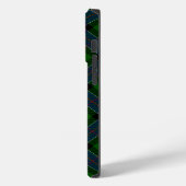 Coques Case-Mate iPhone Sinclair tartan bleu vert plaid (Verso / Gauche)