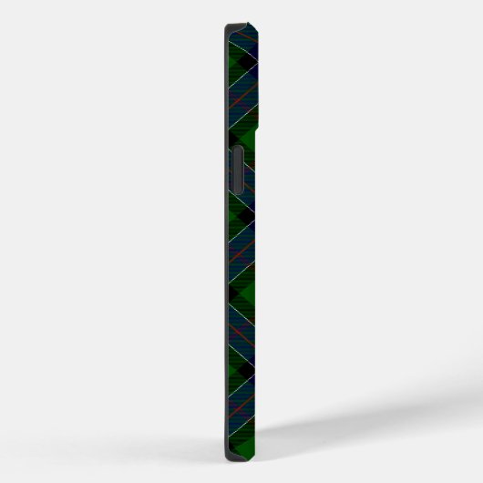 Coques Case-Mate iPhone Sinclair tartan bleu vert plaid (Verso / Droite)