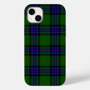 Coque Pour iPhone 14 Plus Sinclair tartan bleu vert plaid