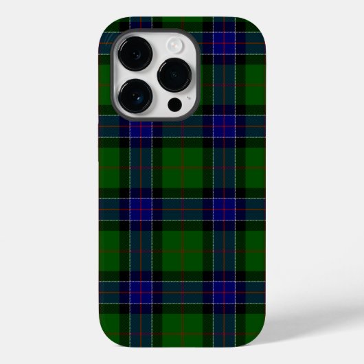 Coques Case-Mate iPhone Sinclair tartan bleu vert plaid (Verso)