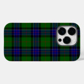 Coques Case-Mate iPhone Sinclair tartan bleu vert plaid (Verso (horizontal))