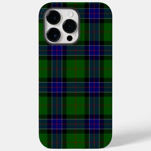Coques Case-Mate iPhone Sinclair tartan bleu vert plaid (Verso)