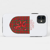 Coques Case-Mate iPhone Sinclair Tartan Scottish Plaid Lion Rampant (Dos (Horizontal))