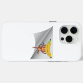 Coques Case-Mate iPhone singe à la banane sous le patch (Verso (horizontal))